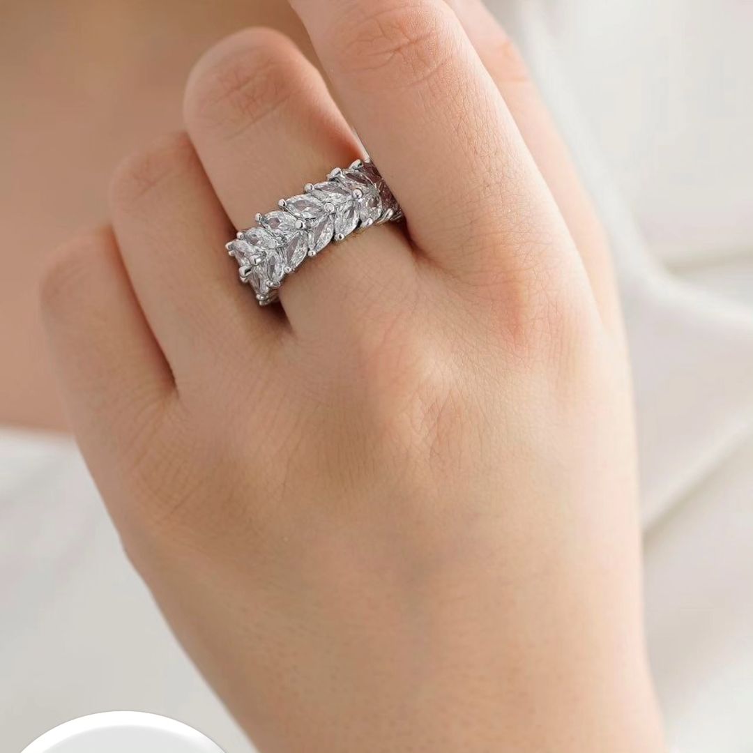 انگشترهای زیبای جواهری استیل با کیفیتی بینظیر .سایز ۷_۸_۹ اگه