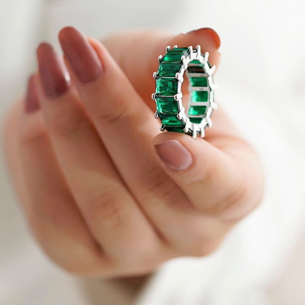 انگشترهای زیبای جواهری استیل با کیفیتی بینظیر .سایز ۷_۸_۹ اگه