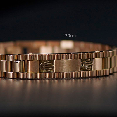 دستبند مردانه استیل بهترین کیفیت صددرصد رنگ ثابت بسیارشیک کاملا مشابه طلا  با قیمتی مناسب